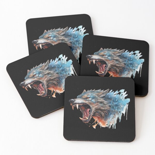 Item preview, Viking wolf designed and sold by Kuki-shop.