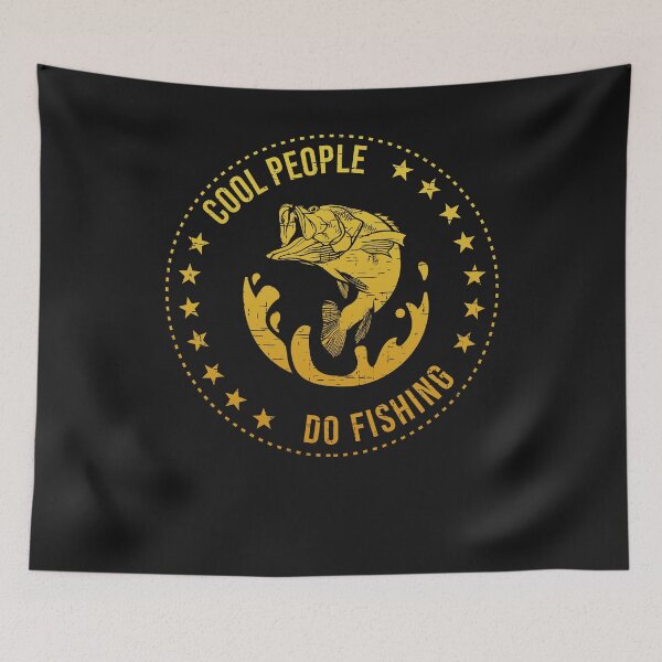 Item preview, Cool people go fishing fishing designed and sold by ChrisFeil.