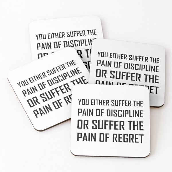 Item preview, Suffer Pain Of Discipline Or Regret designed and sold by TheBestStore.