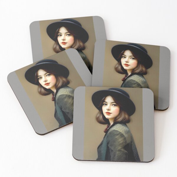 Item preview, Manon: The Captivating Essence of Parisian Beauty - Oil Painting…Art By Carraann designed and sold by CARRAANN.