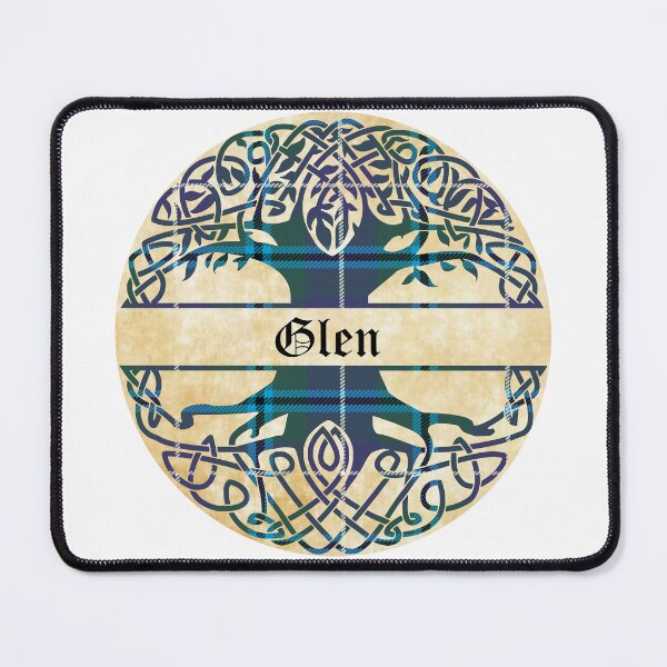 Item preview, Glen Tree of Life Clan Scottish Surname tartan designed and sold by BagTown Clans.