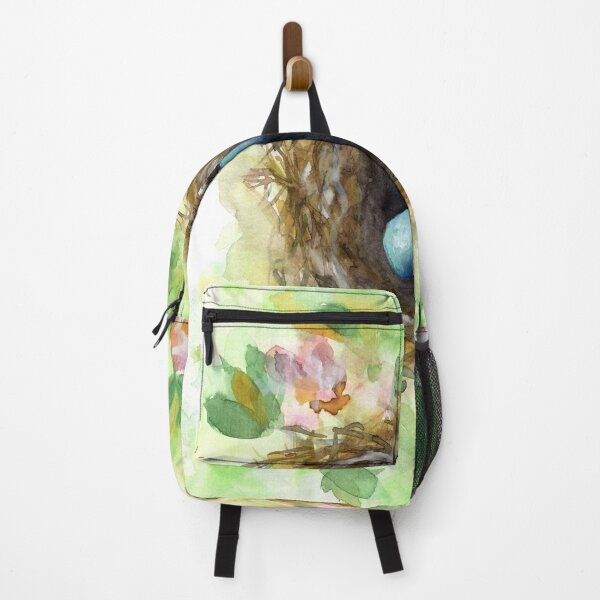 Item preview, Robin eggs bird nest watercolor painting designed and sold by AnissaF.