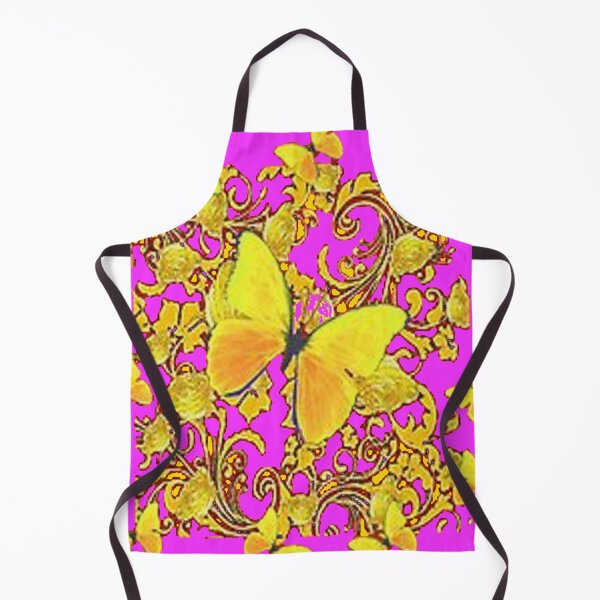 Item preview, GOLDEN BUTTERFLIES SCROLLS ABSTRACT PURPLE ART designed and sold by sharlesart.