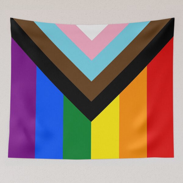 Item preview, Progress Pride Flag designed and sold by Digital-Floral.