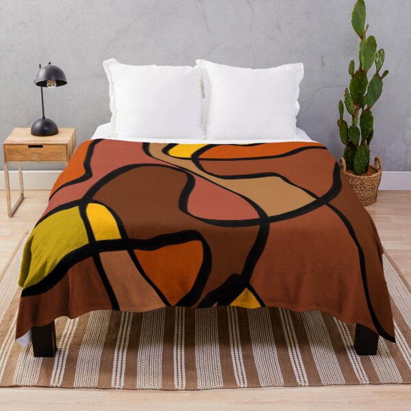 Item preview, Sunset Desert Warm Tones Neutral Sunrise Lines Abstract designed and sold by hopecope.