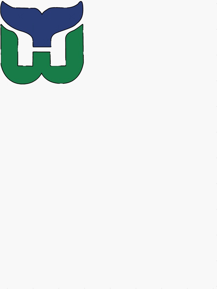Hartford Whalers Alternate Logo Sticker for Sale by BernedMyToast