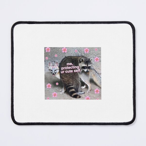 Item preview, Goals Raccoon meme designed and sold by MeanBlackCat.