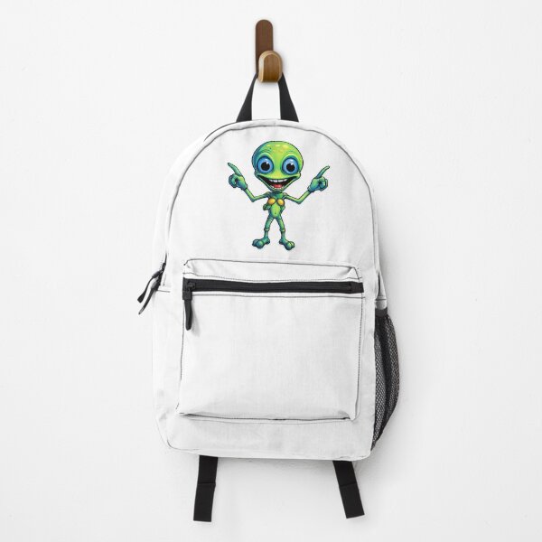 Item preview, Happy positive alien hands up designed and sold by SmileshareShop.