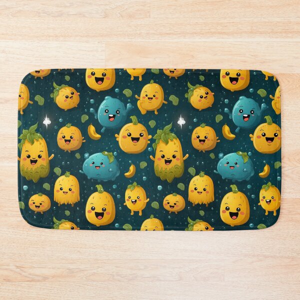 Item preview, Fruity Happy Emojis Pattern designed and sold by TheMerch-er.