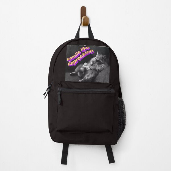 Item preview, Depression Raccoon meme designed and sold by MeanBlackCat.