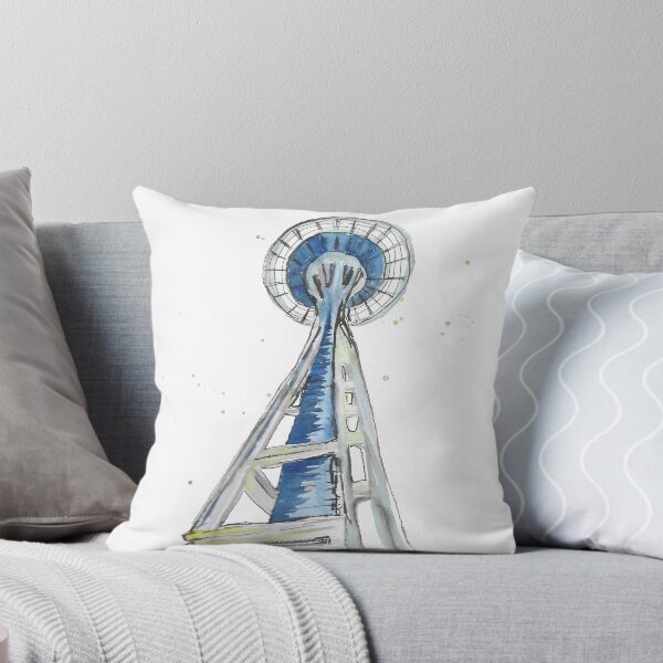 Item preview, Space Needle Watercolor - Seattle watercolor designed and sold by danibelldesigns.