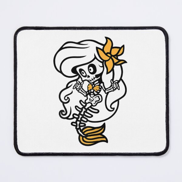 Item preview, WoCreepy Little Mermaid Skeleton Halloween designed and sold by BartlettChauvet.