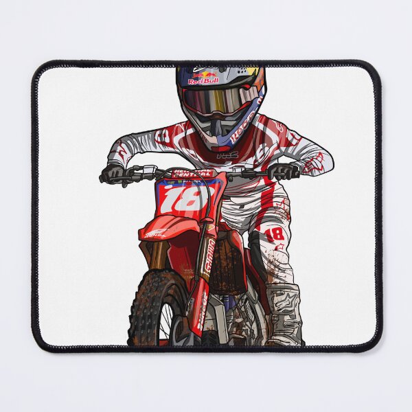 Item preview, Motocross Rider 18 cartoon graffiti art designed and sold by Exclusively Motorsport.