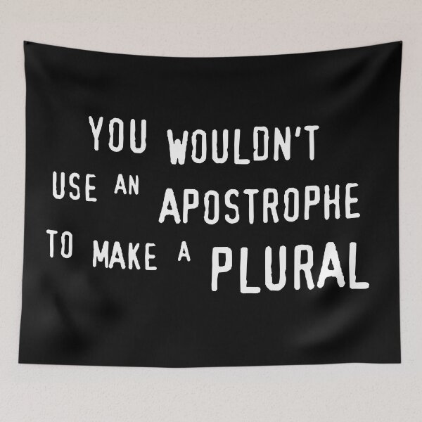 Item preview, You Wouldn't Misuse an Apostrophe - Funny Grammar Police designed and sold by humnoo.
