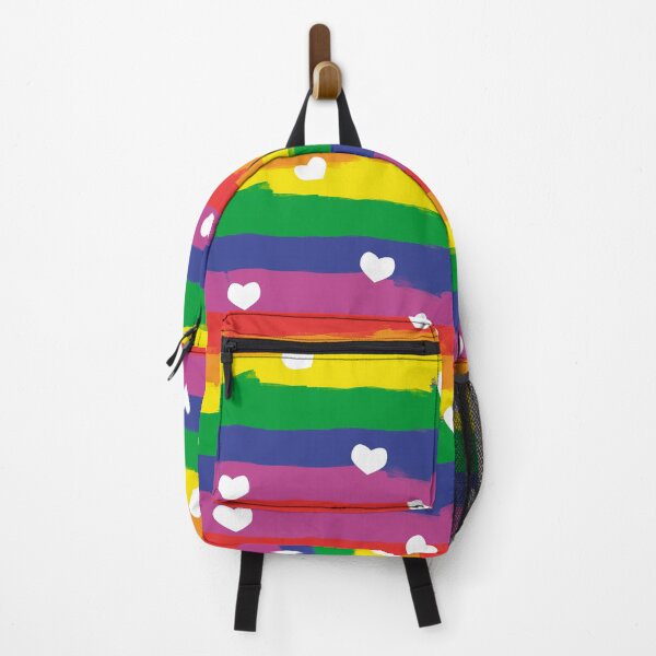 Item preview, Rainbow Pride and White Hearts designed and sold by FGWAC.