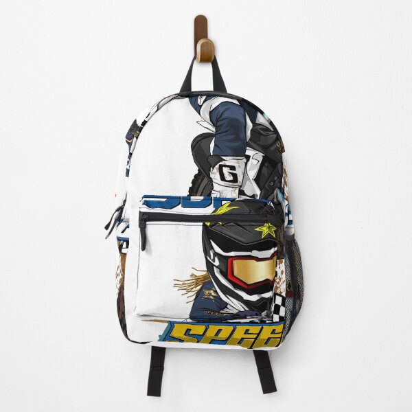 Item preview, Speednutz Cartoon Motocross Rider Mookie Stewart designed and sold by Exclusively Motorsport.