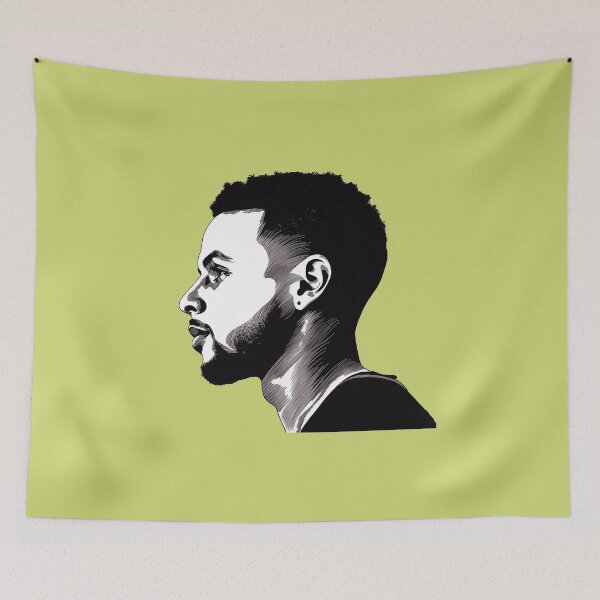 Item preview, Steph Curry Portrait Silhouette designed and sold by ErSaSolutions.