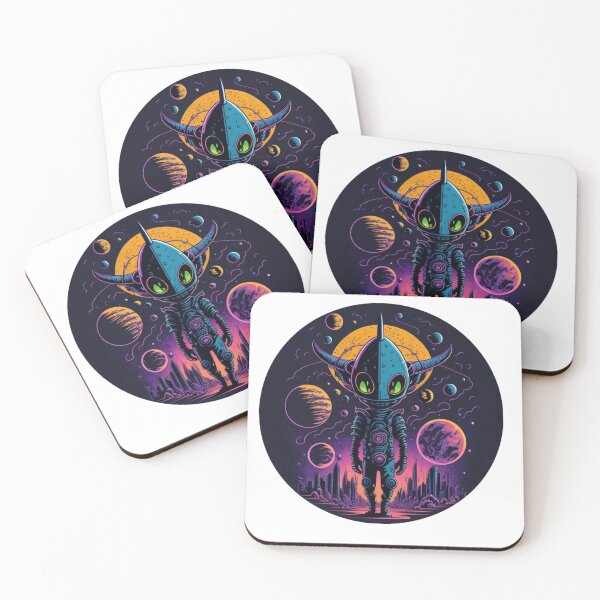 Item preview, Cute little Alien from the Metal Road Galaxy. designed and sold by SaraSumi.