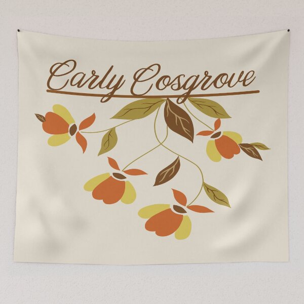 Item preview, Carly Cosgrove Retro Floral designed and sold by HaleighMade.