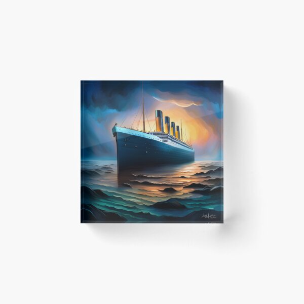 Item preview, Titanic Over Dark Night designed and sold by TugaStore.