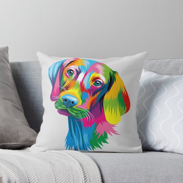 Item preview, Colorful Hungarian Vizsla designed and sold by AmmaShani.