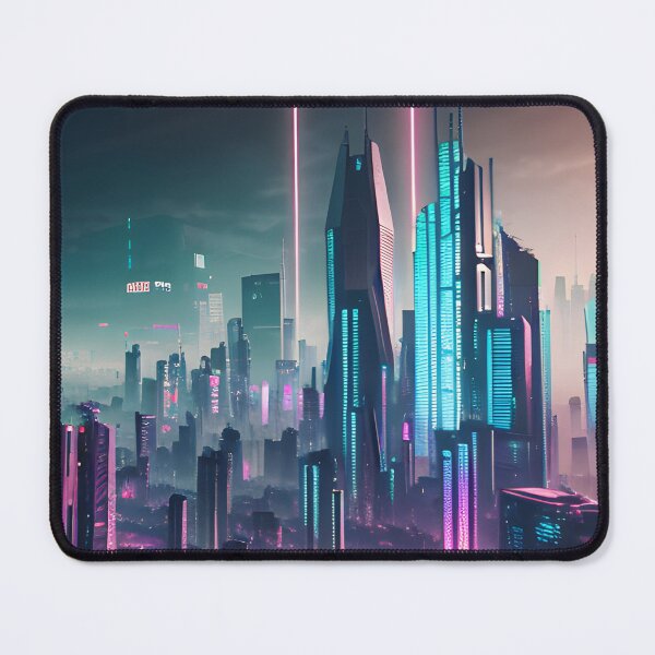 Item preview, Futuristic Cityscapes: Vibrant Neon Lights Illuminate Streets for Captivating Aesthetics designed and sold by Akira Miyamoto.