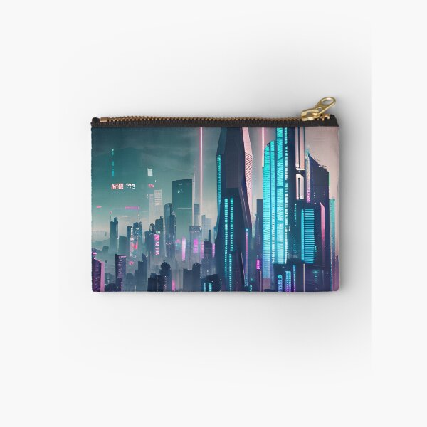 Item preview, Futuristic Cityscapes: Vibrant Neon Lights Illuminate Streets for Captivating Aesthetics designed and sold by Akira Miyamoto.