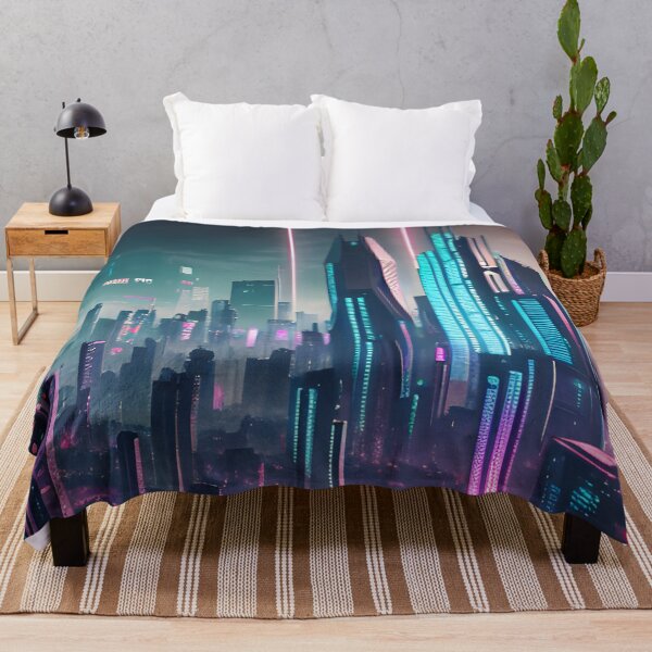 Item preview, Futuristic Cityscapes: Vibrant Neon Lights Illuminate Streets for Captivating Aesthetics designed and sold by Akira Miyamoto.