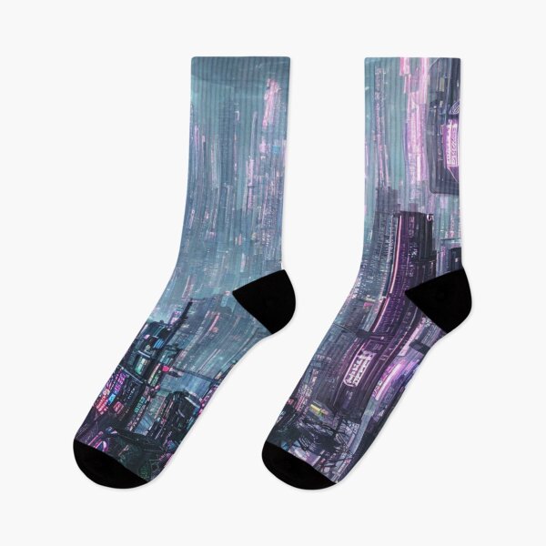 Item preview, Futuristic Cityscapes: Vibrant Neon Lights Illuminate Streets for Captivating Aesthetics designed and sold by Akira Miyamoto.