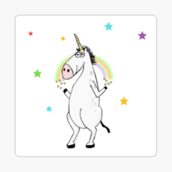 Chilled Unicorn Sticker