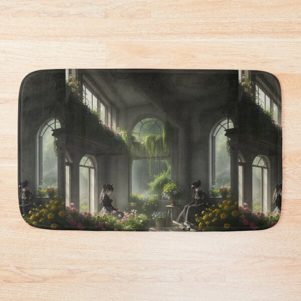 Item preview, Goth Girls in Garden - Dark Aesthetic Art designed and sold by SoccaTamam.