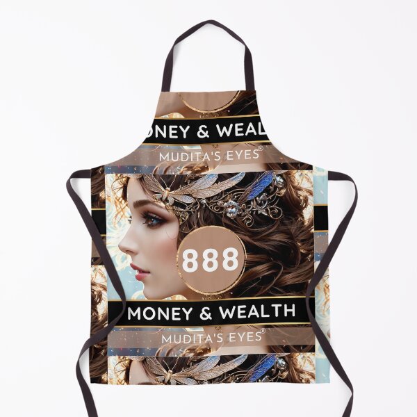 Item preview, Golden "888 money & wealth" Spirit Guides Sticker designed and sold by MuditasEyes.