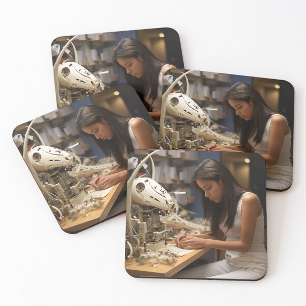 Item preview, Emotional Robotics Engineer - Human-Emotion Responsive Engineer designed and sold by TheBrainArt.