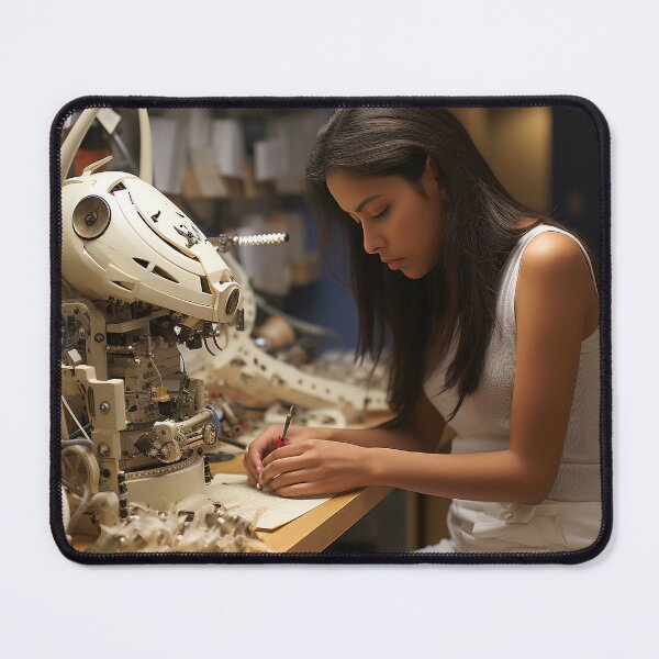 Item preview, Emotional Robotics Engineer - Human-Emotion Responsive Engineer designed and sold by TheBrainArt.