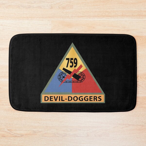 Item preview, Army - 759th Tank Battalion SSI w NameTape - Devil Doggers X 300 designed and sold by Military Insignia Products.