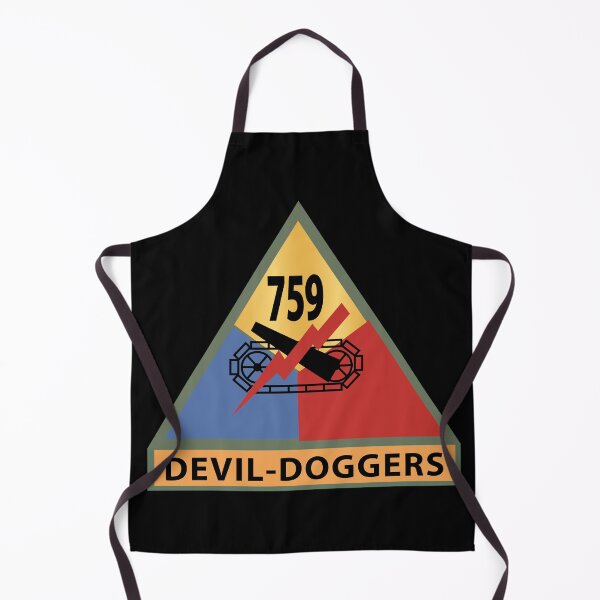 Item preview, Army - 759th Tank Battalion SSI w NameTape - Devil Doggers X 300 designed and sold by Military Insignia Products.