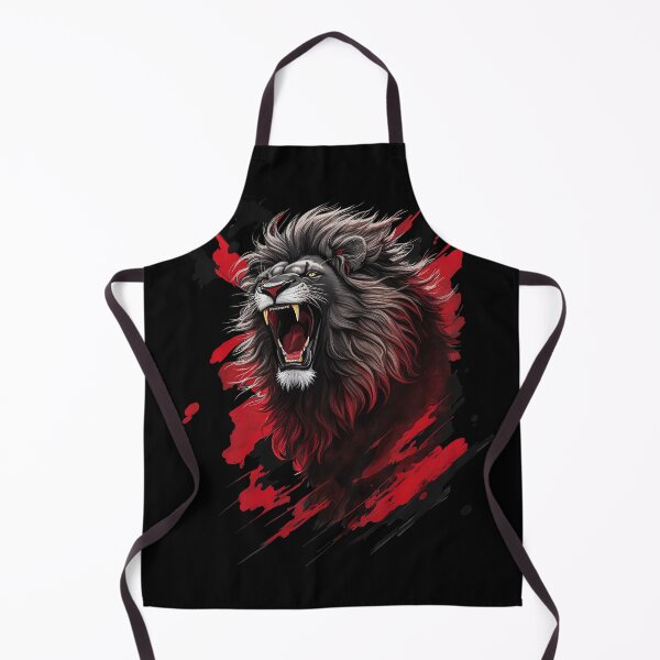 Item preview, Black Lion  ROARRR black designed and sold by SimpleWallArt.