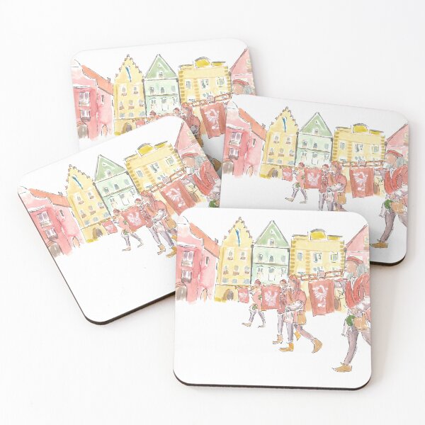 Item preview, Polish Trumeters announcing the Bride in the Old Town at Landshut Wedding designed and sold by artshop77.