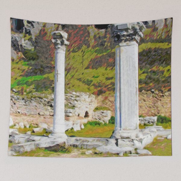 Aperçu de l'œuvre RUINS OF A PHILIPPIAN CHURCH créée et vendue par ArtbyRolleen.