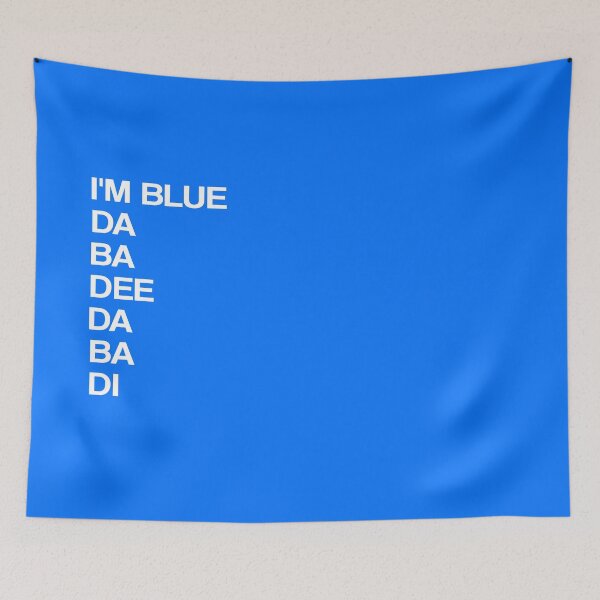 Artikelvorschau, Vom klassischen „I'm Blue Da Ba Dee“ inspiriertes, lebendiges Kunstwerk entworfen und verkauft von SuperSeries.