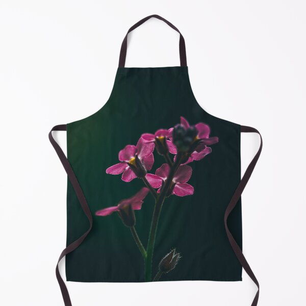 Item preview, Pink forget-me-not flowers with dark background designed and sold by marcrolandscape.