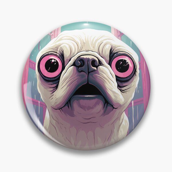 Item preview, The Crazy Pug Dog designed and sold by Pawtraits1.