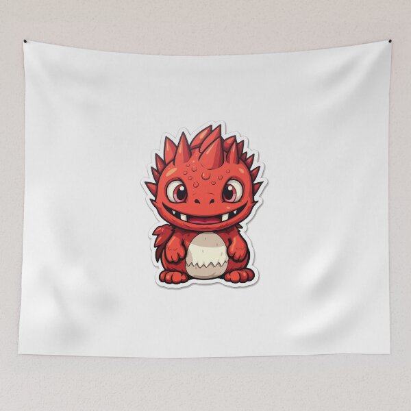 Item preview, Red Kaiju Cute Cartoon Series designed and sold by redstar19.