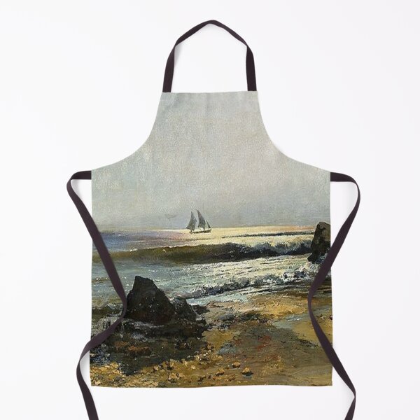 Item preview, Ladyzhenskiy - Seascape with a Ship and Fisherman designed and sold by tomorrowsart.