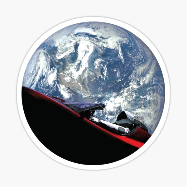 SpaceX Starman Sticker