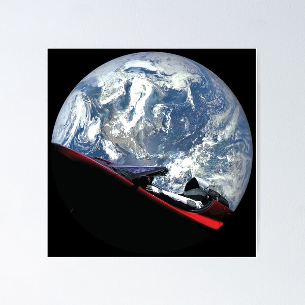 Starman in Tesla with planet earth Coffee Mug by SpaceX - Fine Art America