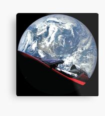 SpaceX Starman Metal Print