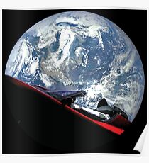 SpaceX Starman Poster