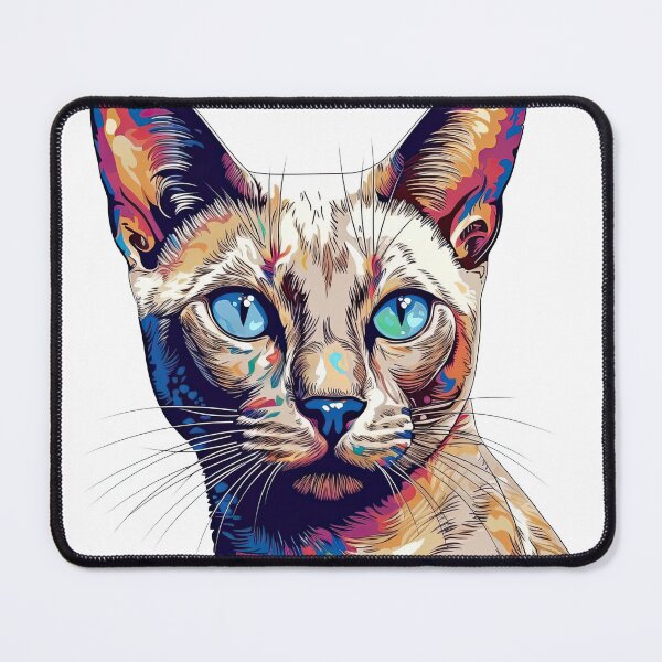 Item preview, TonkineseCollageArt - Multicolor Feline Montage & MS Awareness Design featuring Purrs, Meows & Creative Elements designed and sold by DooodleGod.