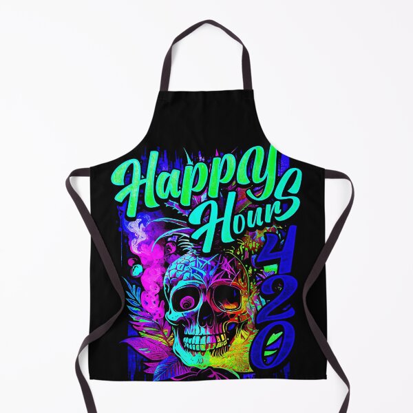 Item preview, Happy Hours 420 Exotic Pineapple Skull designed and sold by MindWave THC.